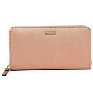 Kate Spade Leather Wallet Neda Newbury Lane Rose Gold